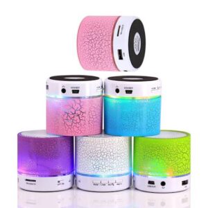 MINI ALTAVOZ BLUETOOTH CON LUZ LED+RADIO+USB
