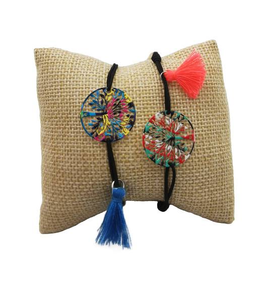 PULSERA ÁRBOL DE LA VIDA CON POMPÓN - Imagen 5