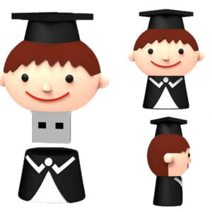 MEMORIA USB GRADUACIÓN NIÑO BIRRETE 8GB