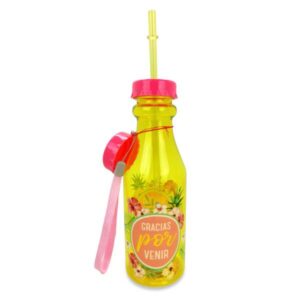 CAJA 96 BOTELLAS PVC "GRACIAS POR VENIR" 500 ML