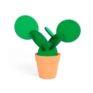 LOTE DE 50 POSAVASOS FIELTRO CACTUS